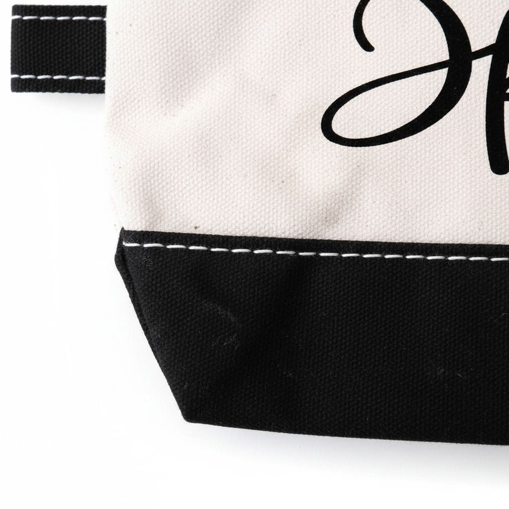 Inspirational Cosmetic Bag - Zipper Pouch - Pencil Case - Gold Sparkle