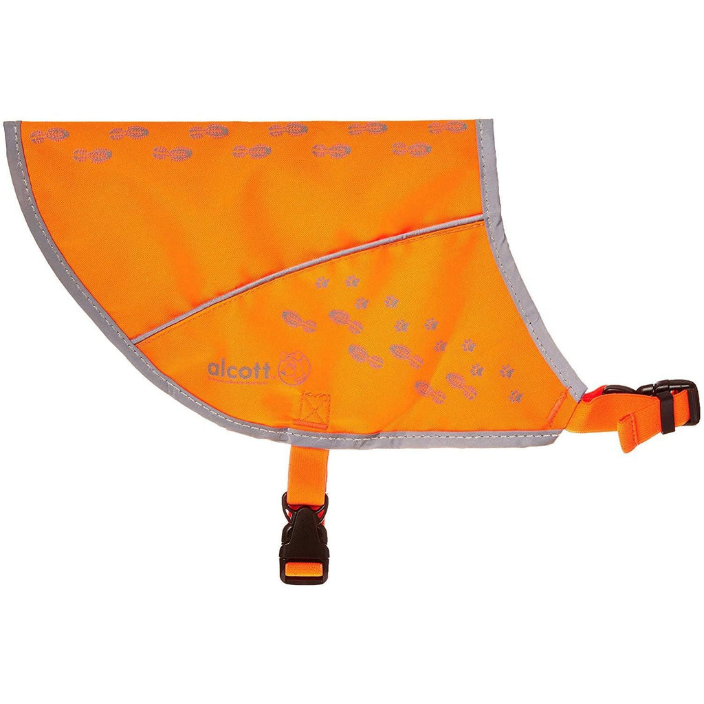 Alcott Visibility Dog Vest with Reflective Trim, Neon Orange Small