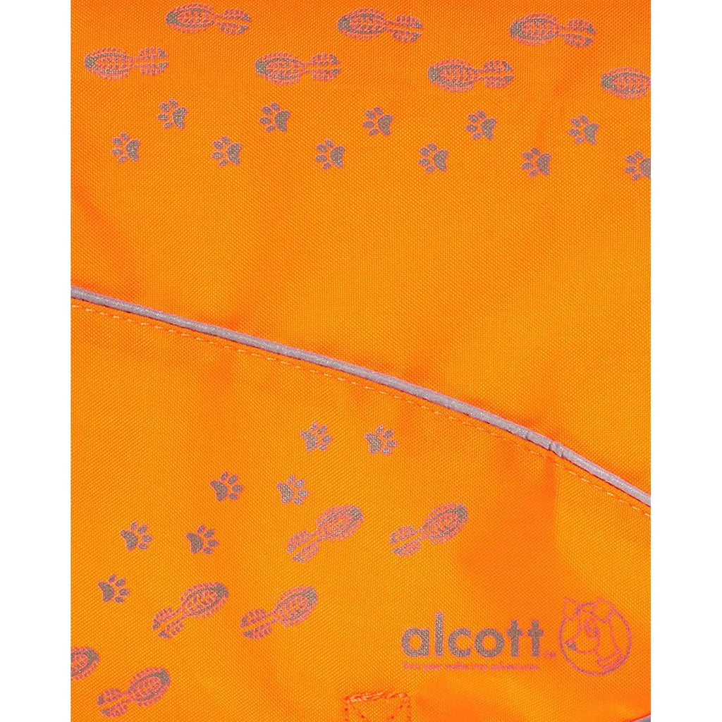 Alcott Visibility Dog Vest with Reflective Trim, Neon Orange Small