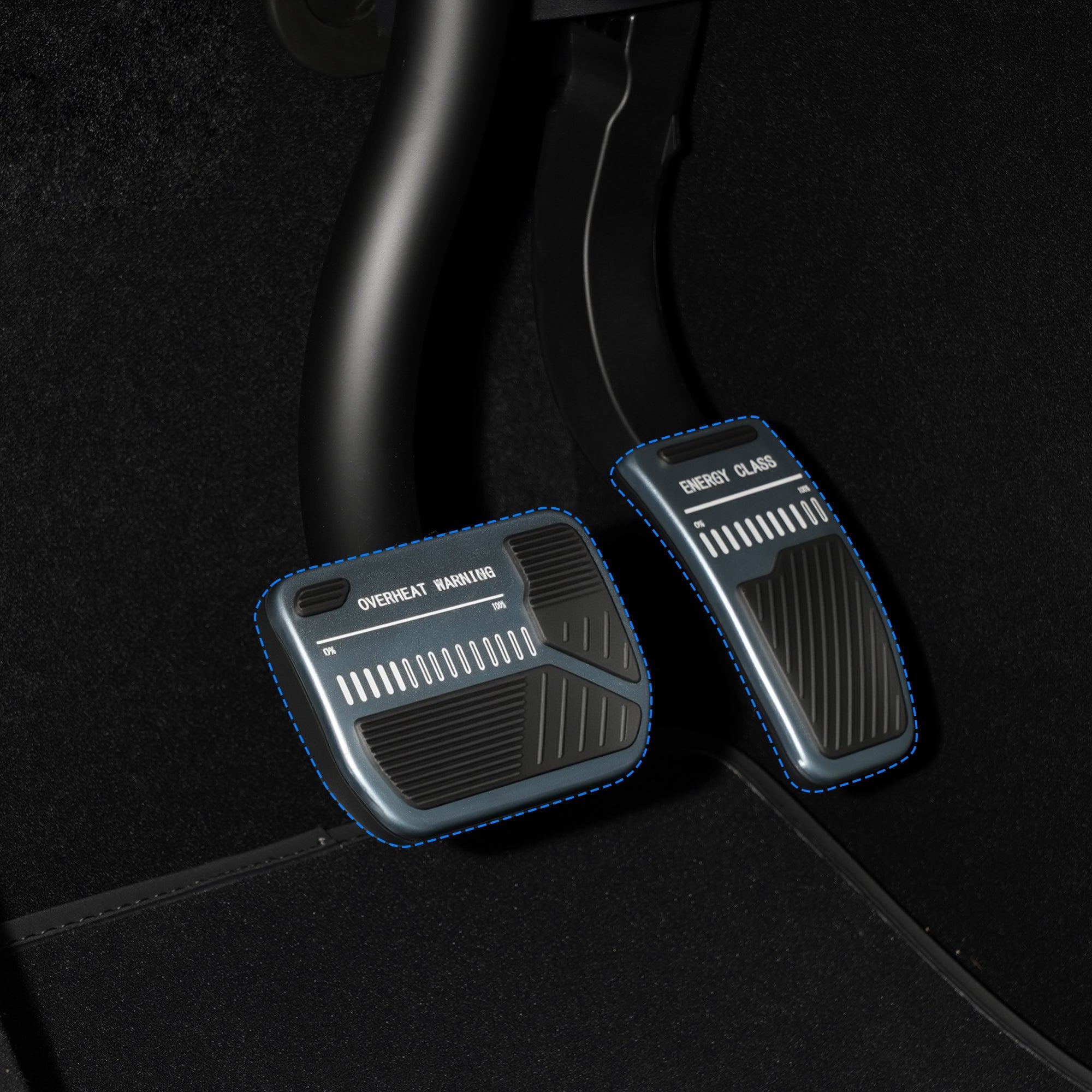 Anti-Slip Pedal Covers for Model 3/Y | 2-Piece Set | Aluminum