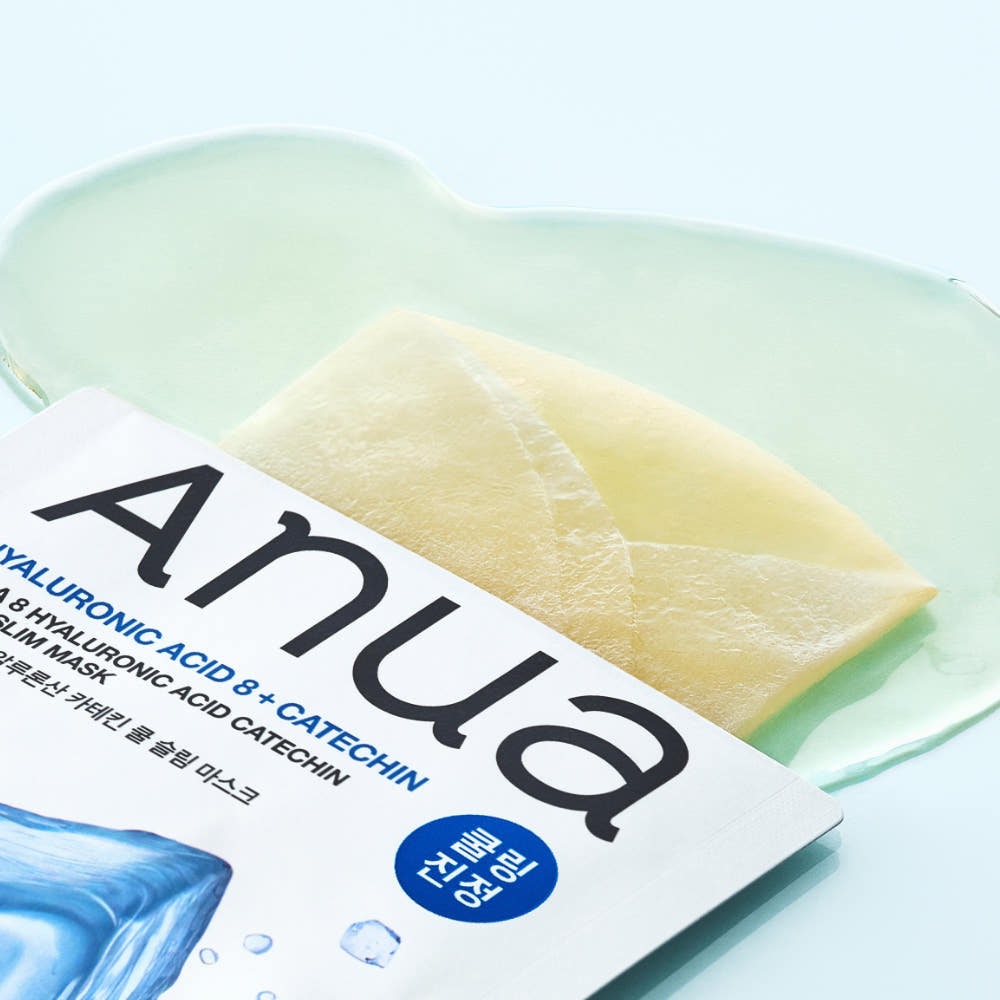 Anua 8 Hyaluronic Acid Catechin Cool Slim Mask 24ml X 10ea