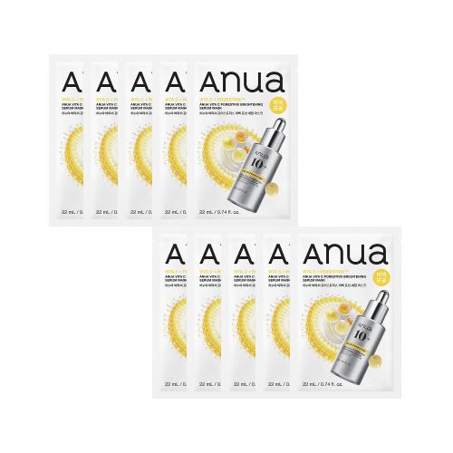 Anua Vita C Porestrix Brightening Serum Mask 22ml X 10ea