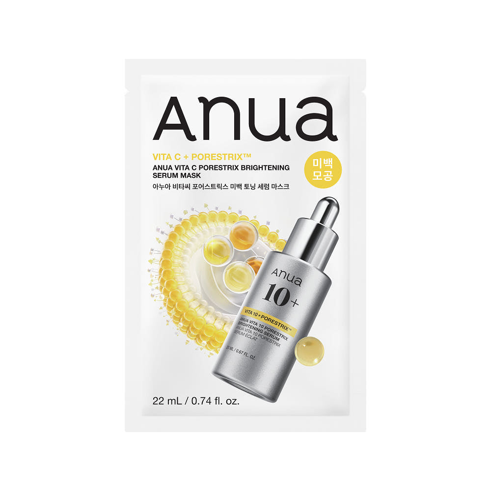 Anua Vita C Porestrix Brightening Serum Mask 22ml X 10ea
