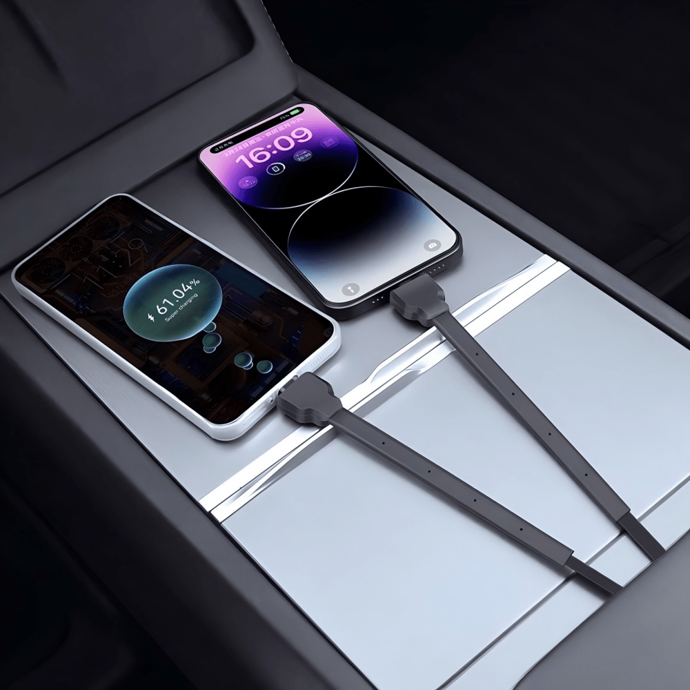 Armrest Box Hidden Expansion Dock for Model Y Juniper & Model 3 Highland & Model YL