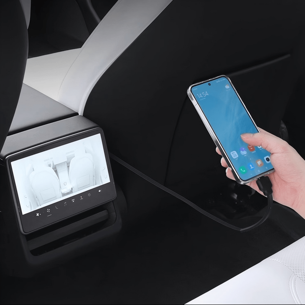Armrest Box Hidden Expansion Dock for Model Y Juniper & Model 3 Highland & Model YL