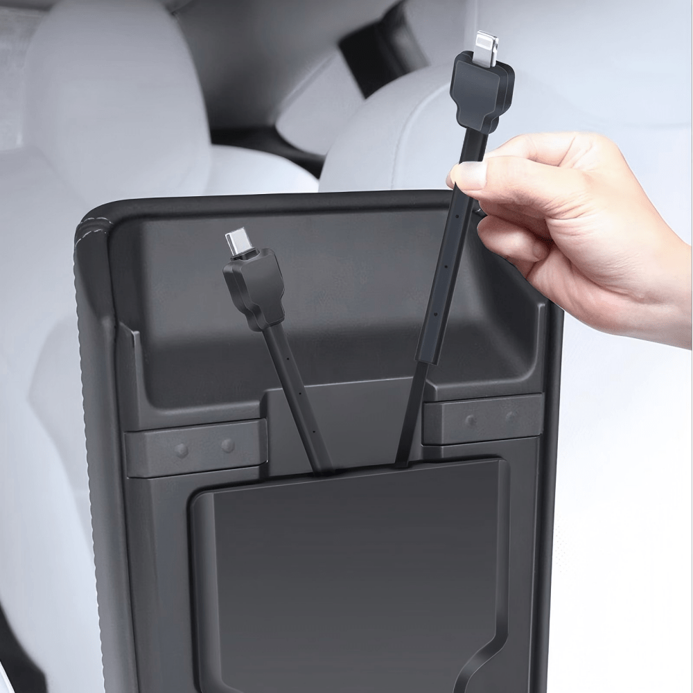 Armrest Box Hidden Expansion Dock for Model Y Juniper & Model 3 Highland & Model YL