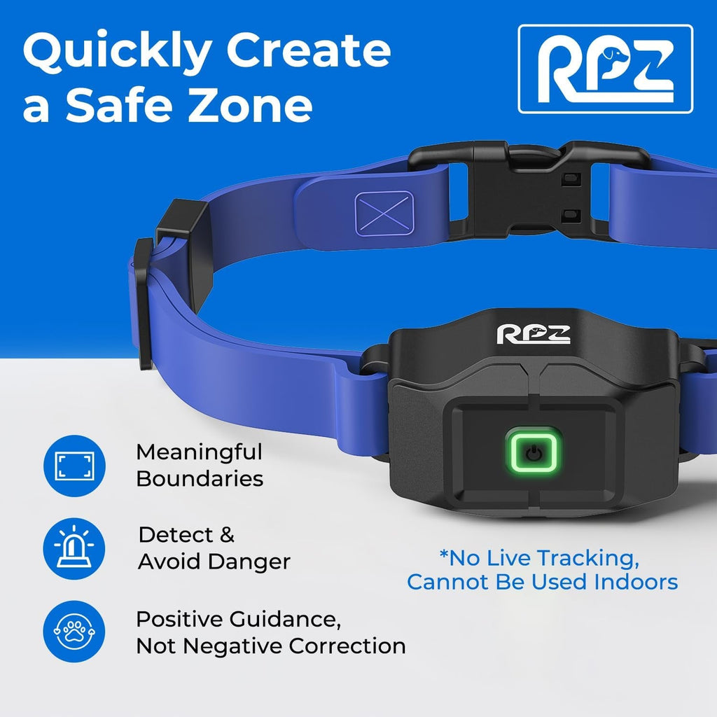 GPS Wireless Dog Fence System — App-Controlled, No Subscription, Waterproof