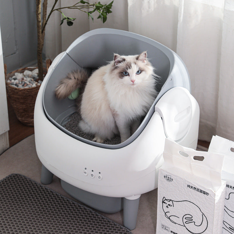 Top-loading Fully Automatic Cat Litter Box Smart Cat Toilet Extra-large Size