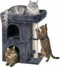 Cat Tree for Large Cats 24in Tower with Perch Condos Scratching Post