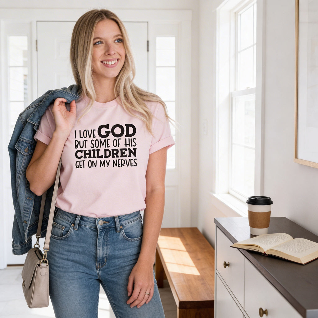 Funny Shirts For Women - Comfy Cotton Bella Canvas Tees With Sassy Saying
