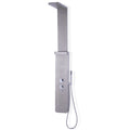59” Stainless Steel Shower Panel with Massage Jets and Hand Shower