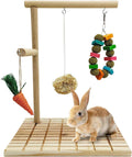 Rabbit Chew Toys Scratch Board Bunny Teeth Grinding Toy Set Small Pet