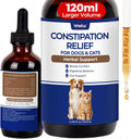Wellix Cat Dog Constipation Relief Liquid 4 oz Probiotic Chicken Flavor