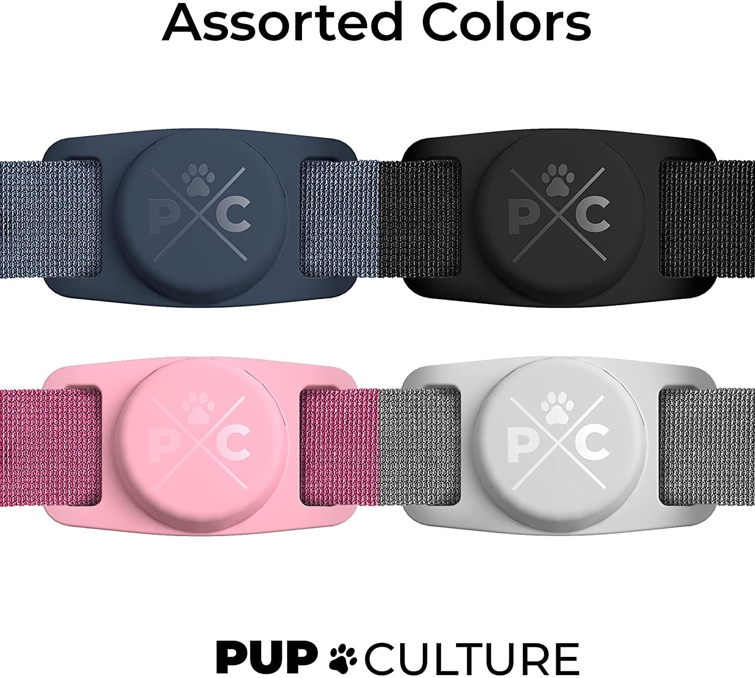 Airtag Dog Collar Holder, Extra-Durable, Lightweight,