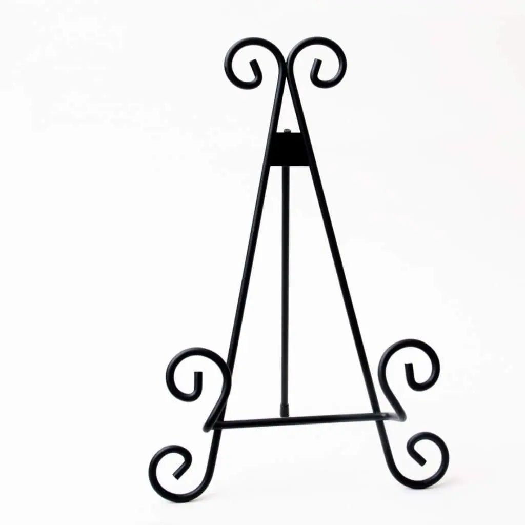 Black Metal Display Stand Easel for Cutting Boards