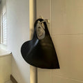 Black PU Love Handheld Photo Bag Love One Shoulder Underarm Bag