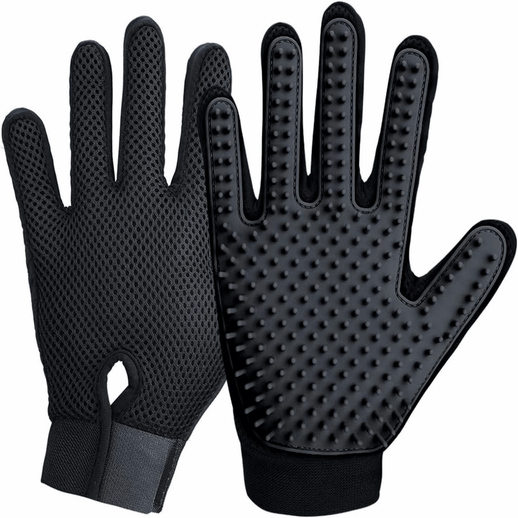 Silicone Pet Grooming Gloves – Fur Remover Mittens, 1 Pair