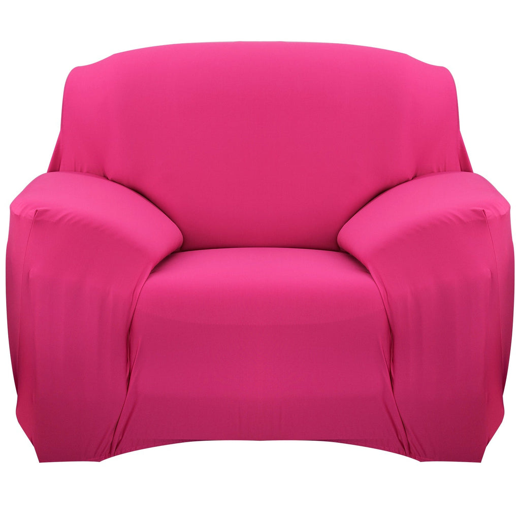 Printed Stretch Sofa Cover for 1-Seater - Slim Fit