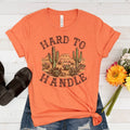 Graphic Tees Western - Hard to Handle Distressed Cactus Tee | Soft Cotton