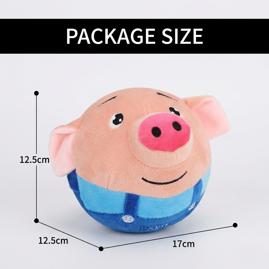 Interactive Jumping Pig Toy Ball