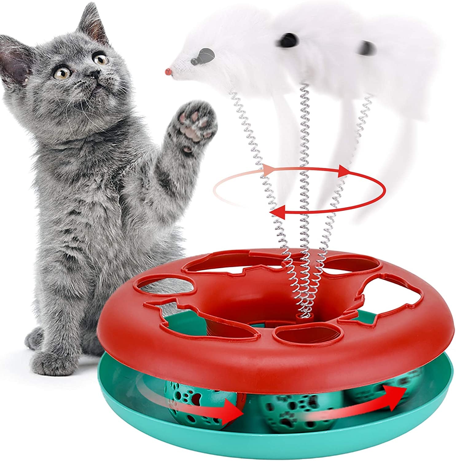 Interactive Cat Toy Set – Tower of Tracks