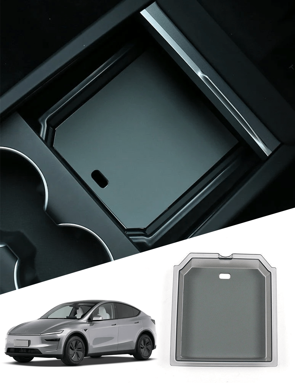 Center Console Tray Armrest Organizer for Model 3 Highland / Model Y Juniper / Model YL
