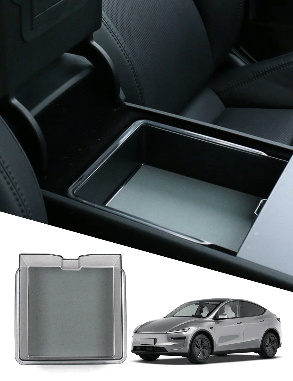 Center Console Tray Armrest Organizer for Model 3 Highland / Model Y Juniper / Model YL
