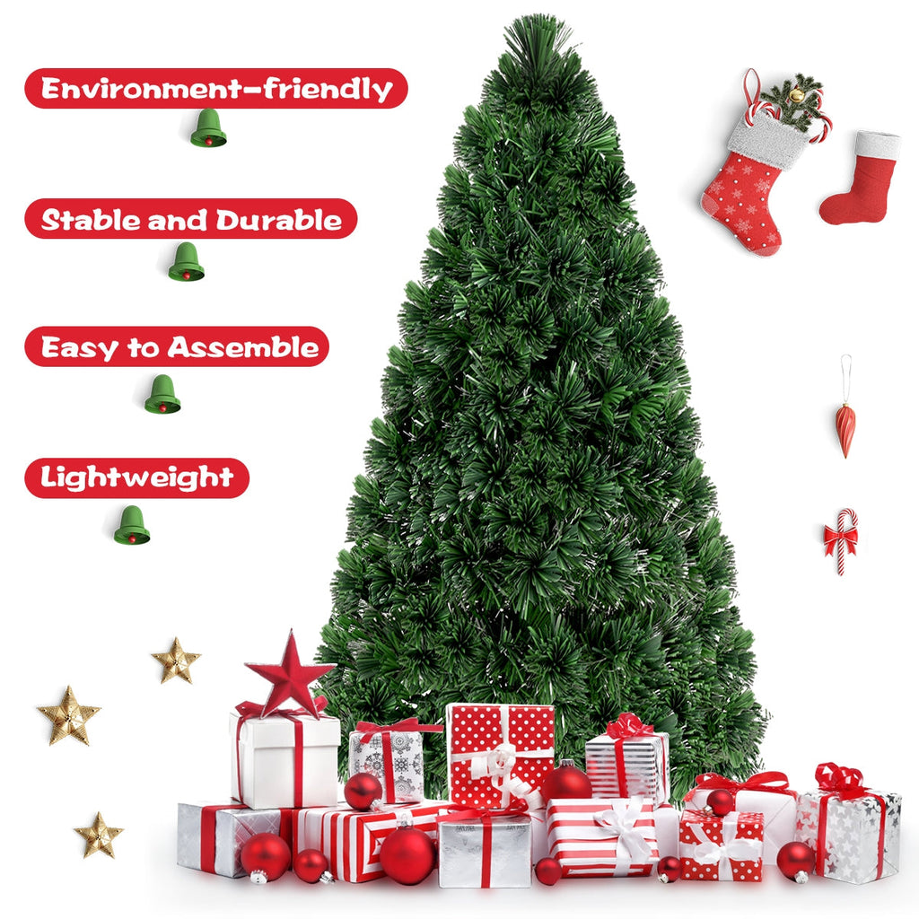 3' / 4' / 5' / 6' Fiber Optic Artificial PVC Christmas Tree