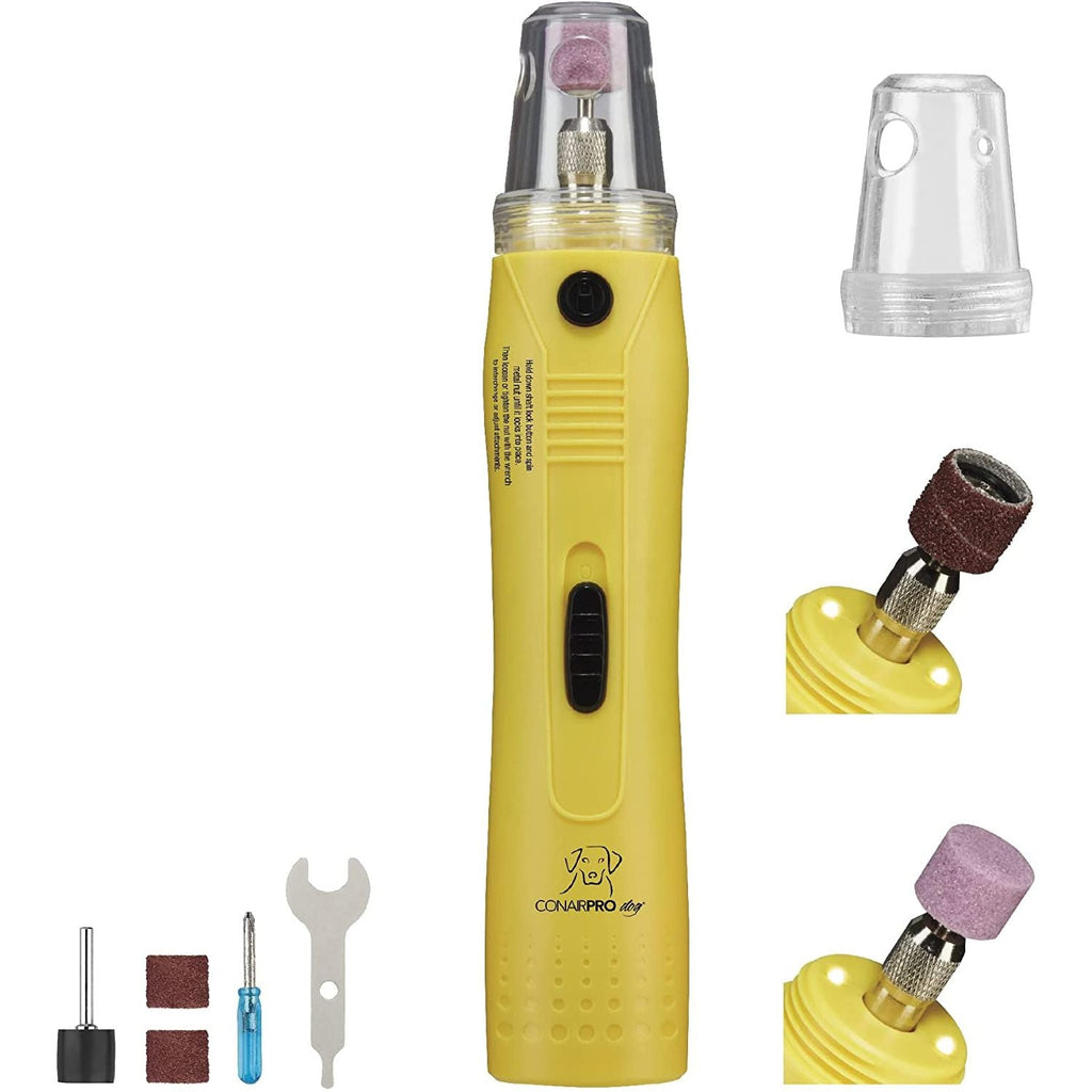 Conair Pro Professional Cordless Two-Speed LED Dog Nail Grinder