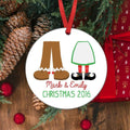 Couples Ornament - Custom Christmas Ornament - Couples Gift