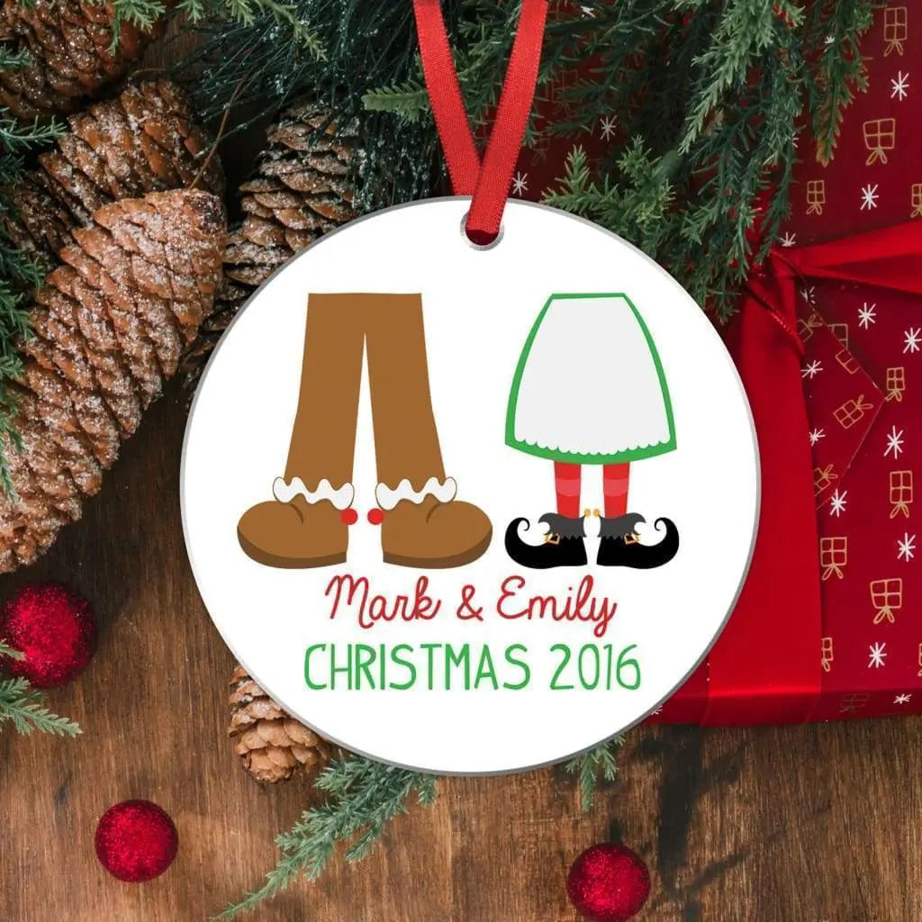 Couples Ornament - Custom Christmas Ornament - Couples Gift