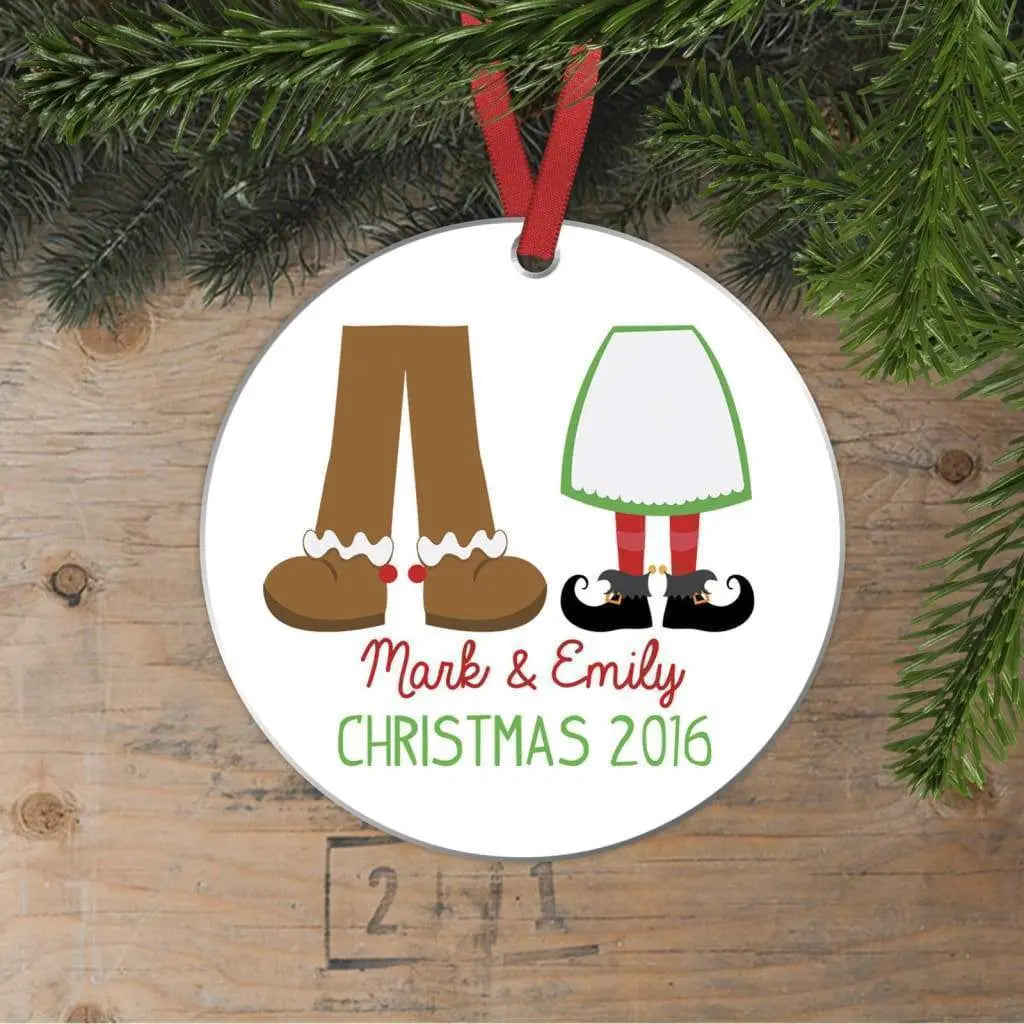 Couples Ornament - Custom Christmas Ornament - Couples Gift