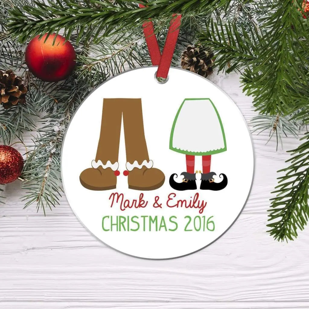 Couples Ornament - Custom Christmas Ornament - Couples Gift