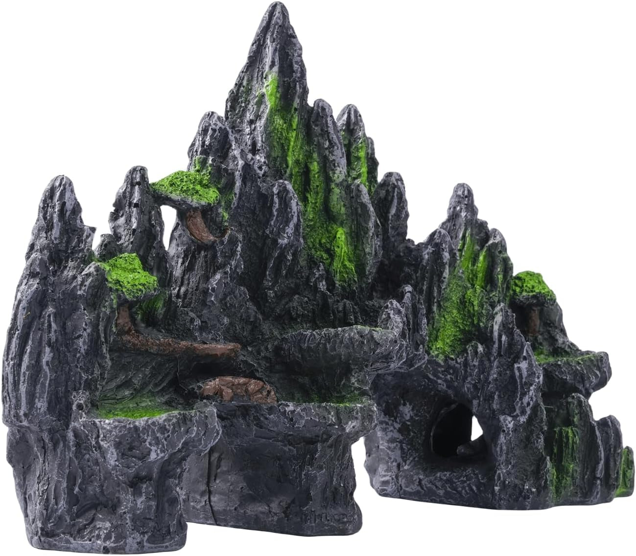 Large Fish Tank Decoration Mountain Cave Bridge Aquarium Ornament