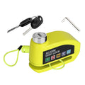 Motorcycle Disc Lock Alarm – Anti-Theft with 110dB Siren & Reminder Cable