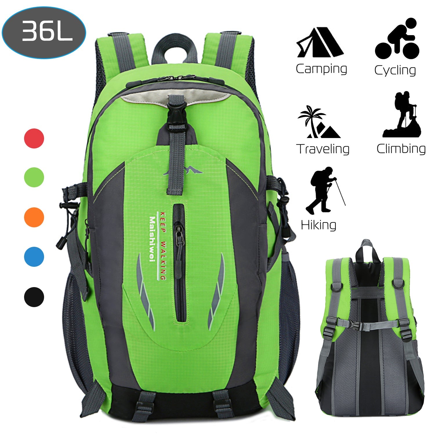 GBruno 36L Outdoor Backpack Waterproof