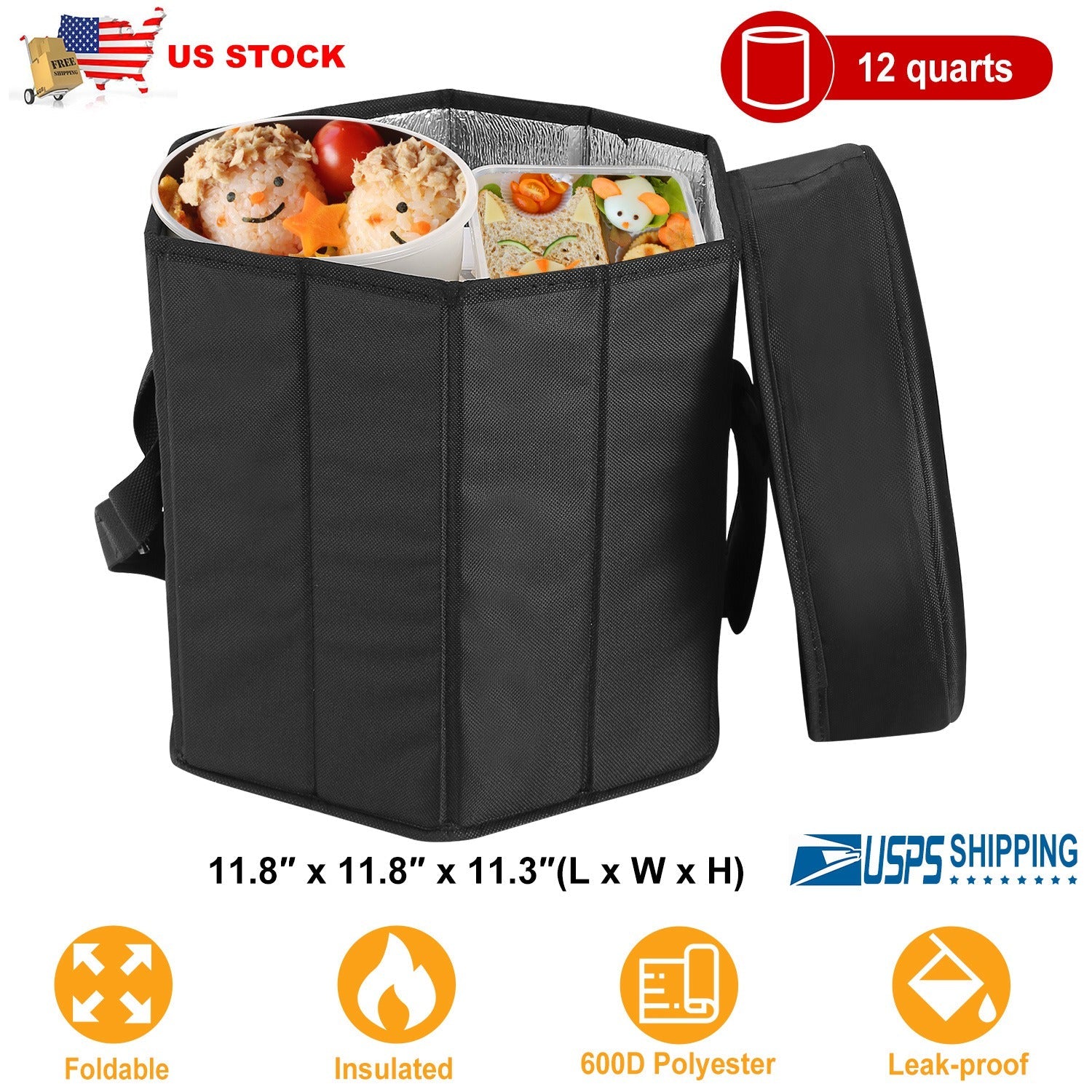 GBruno Collapsible Grocery Cooler Bag