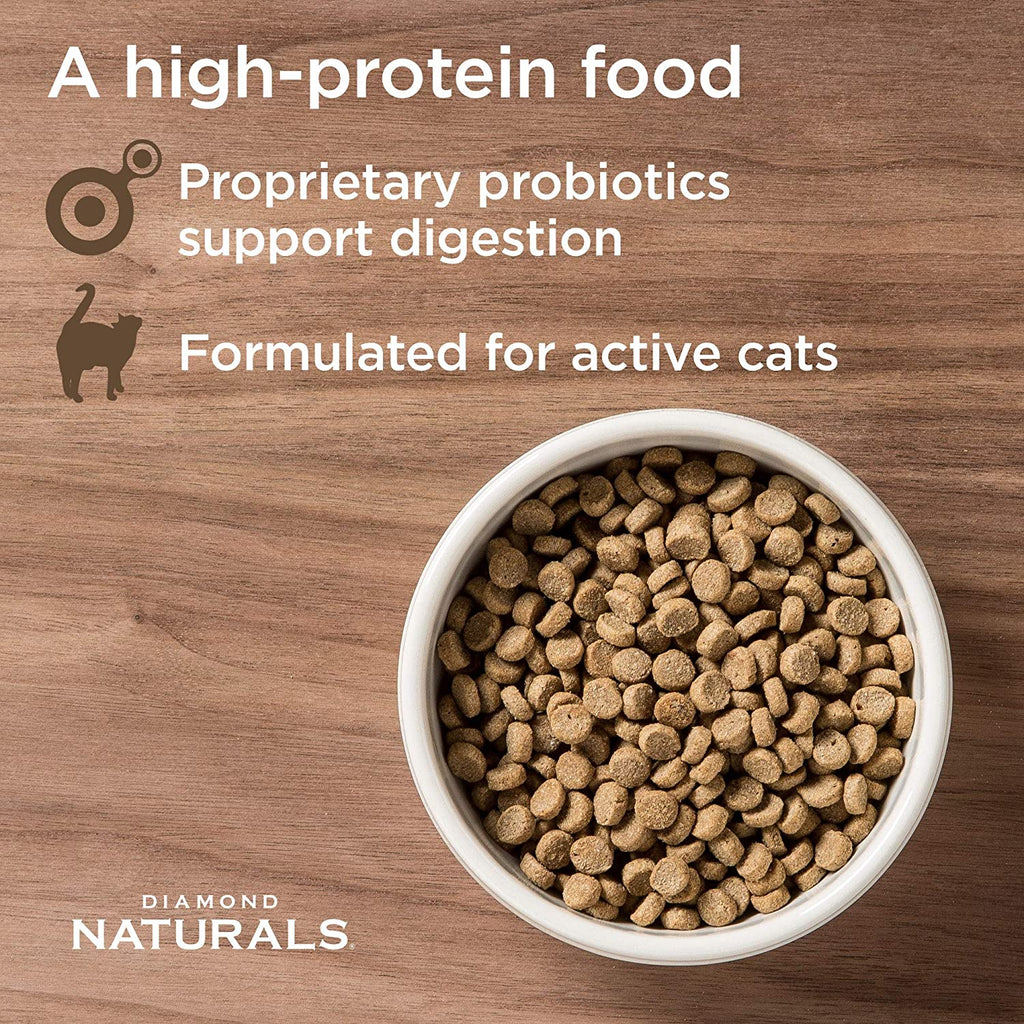 Diamond Naturals Active Cat Chicken Meal & Rice Formula 6 lbs.