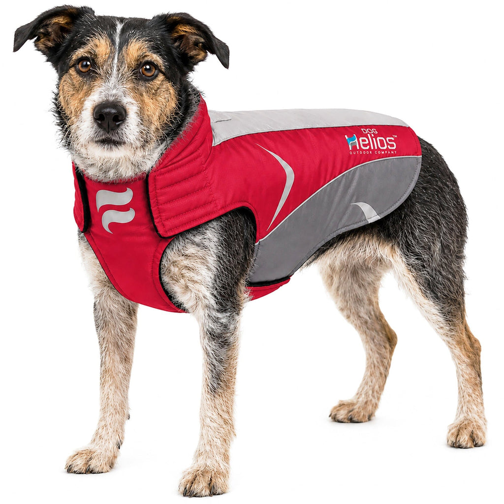 Dog Helios ® Altitude-Mountaineer Wrap-Hook-and-Loop Waterproof Dog Coat