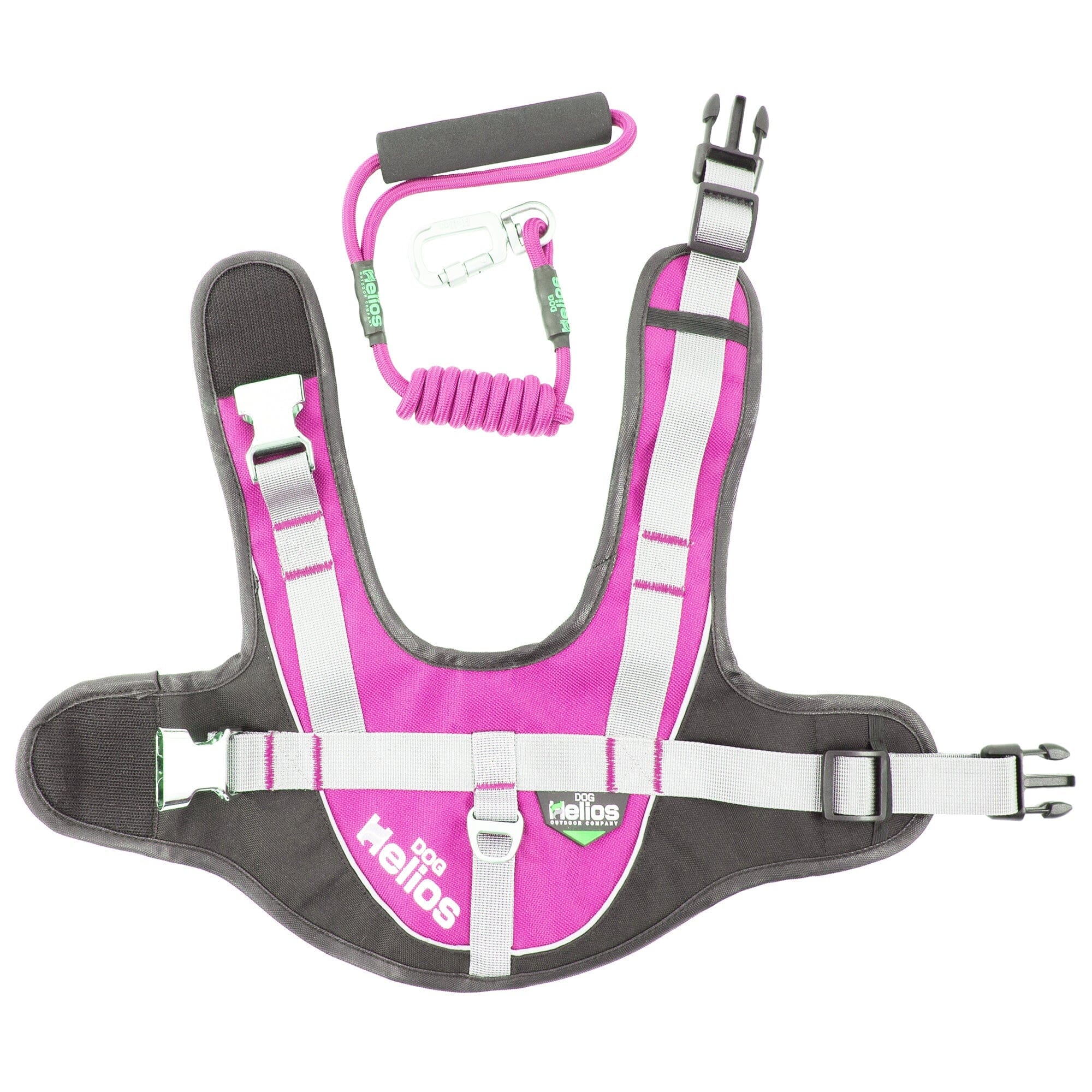 Dog Helios ® 'Bark-Mudder' 2-in-1 Reflective and Adjustable Sporty Dog Harness and Leash