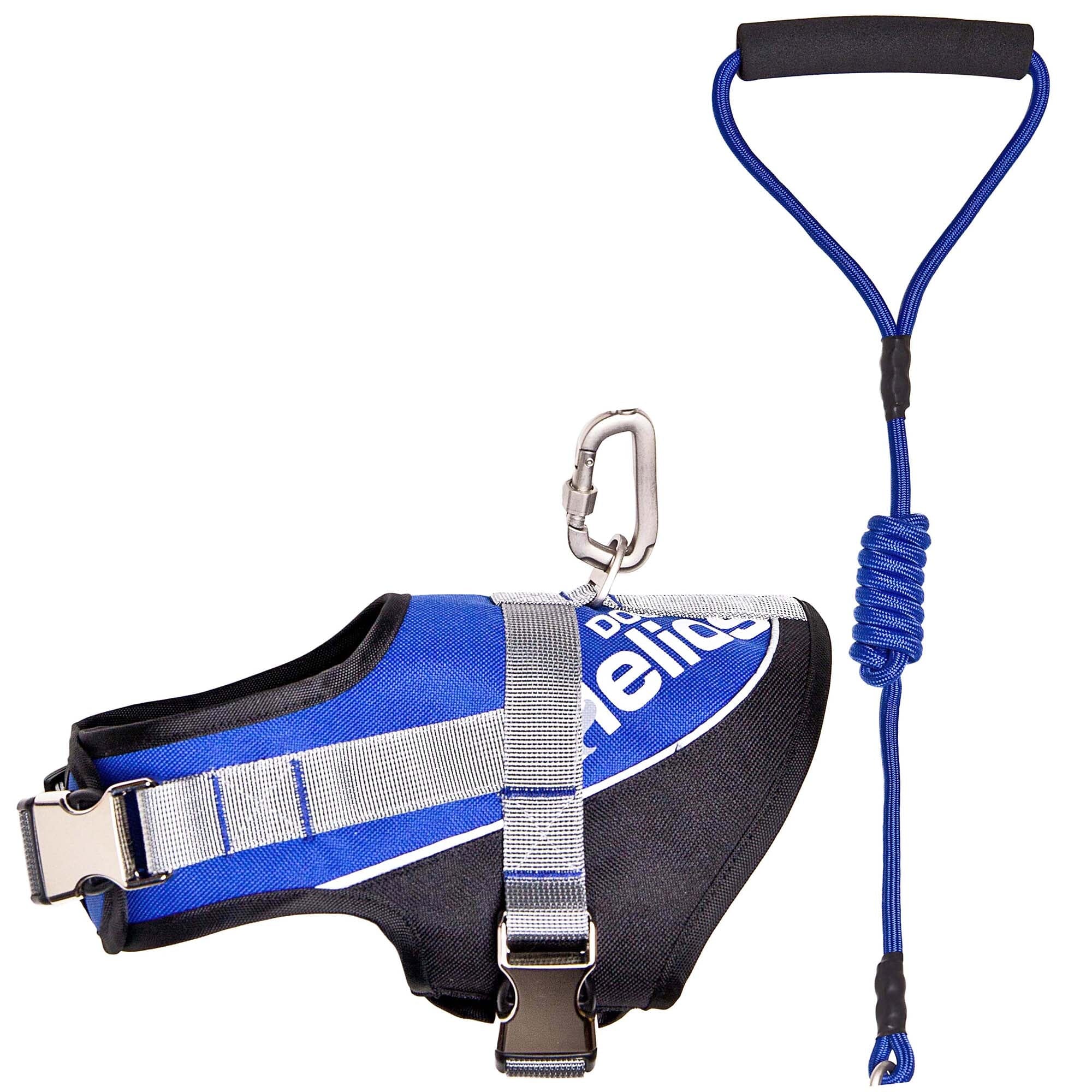 Dog Helios ® 'Bark-Mudder' 2-in-1 Reflective and Adjustable Sporty Dog Harness and Leash