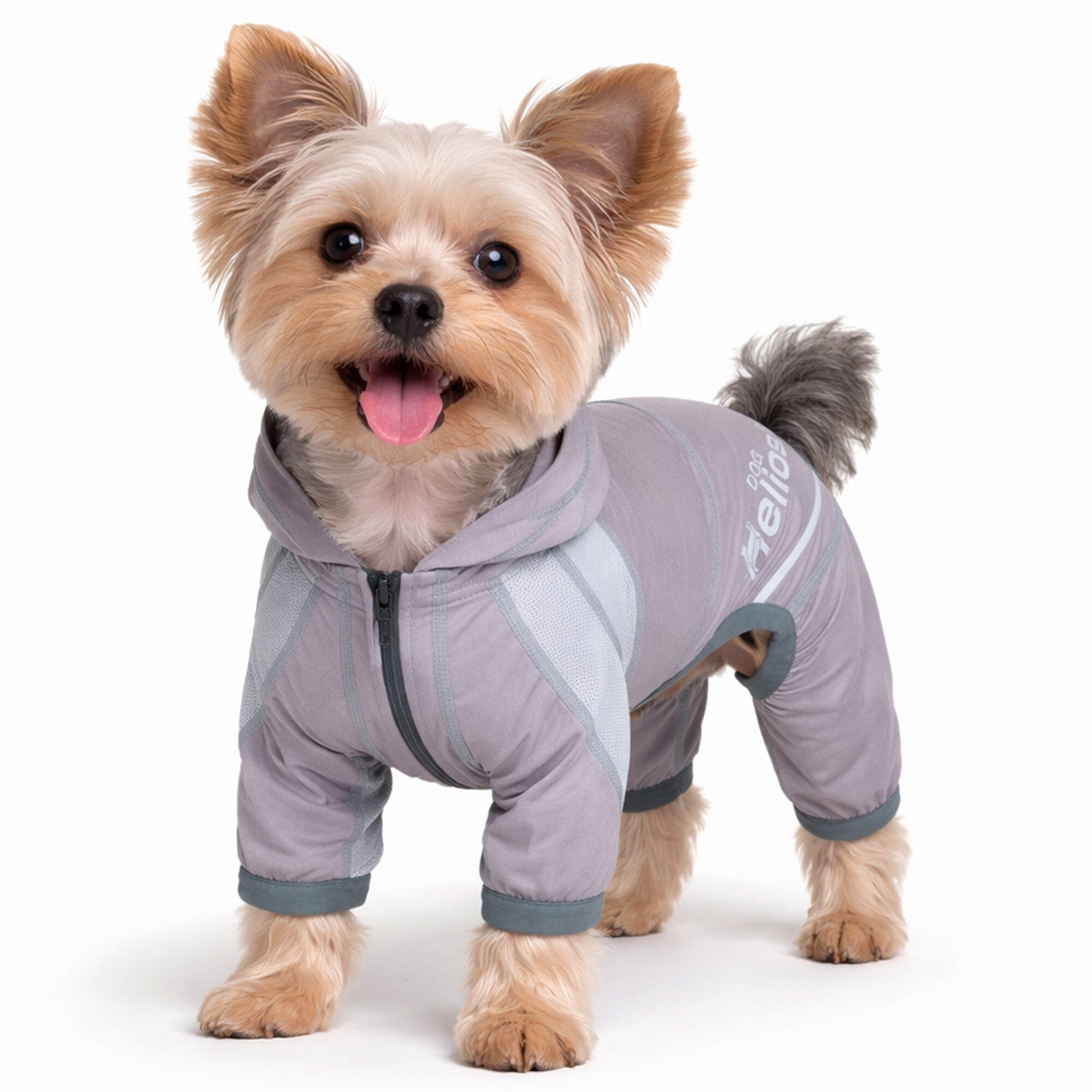 Dog Helios ® 'Namastail' Lightweight 4-Way-Stretch Yoga Performance Dog Tracksuit Hoodie