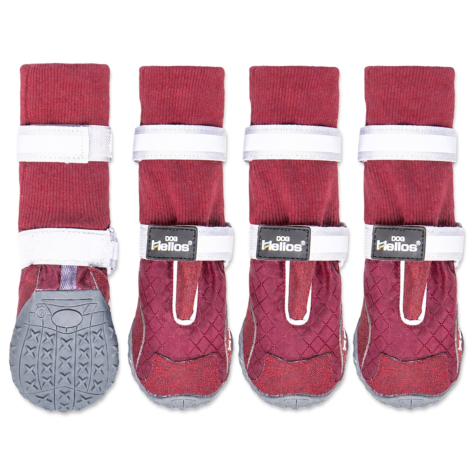 Dog Helios 'Traverse' Premium Grip High-Ankle Outdoor Dog Boots - Set Of 4
