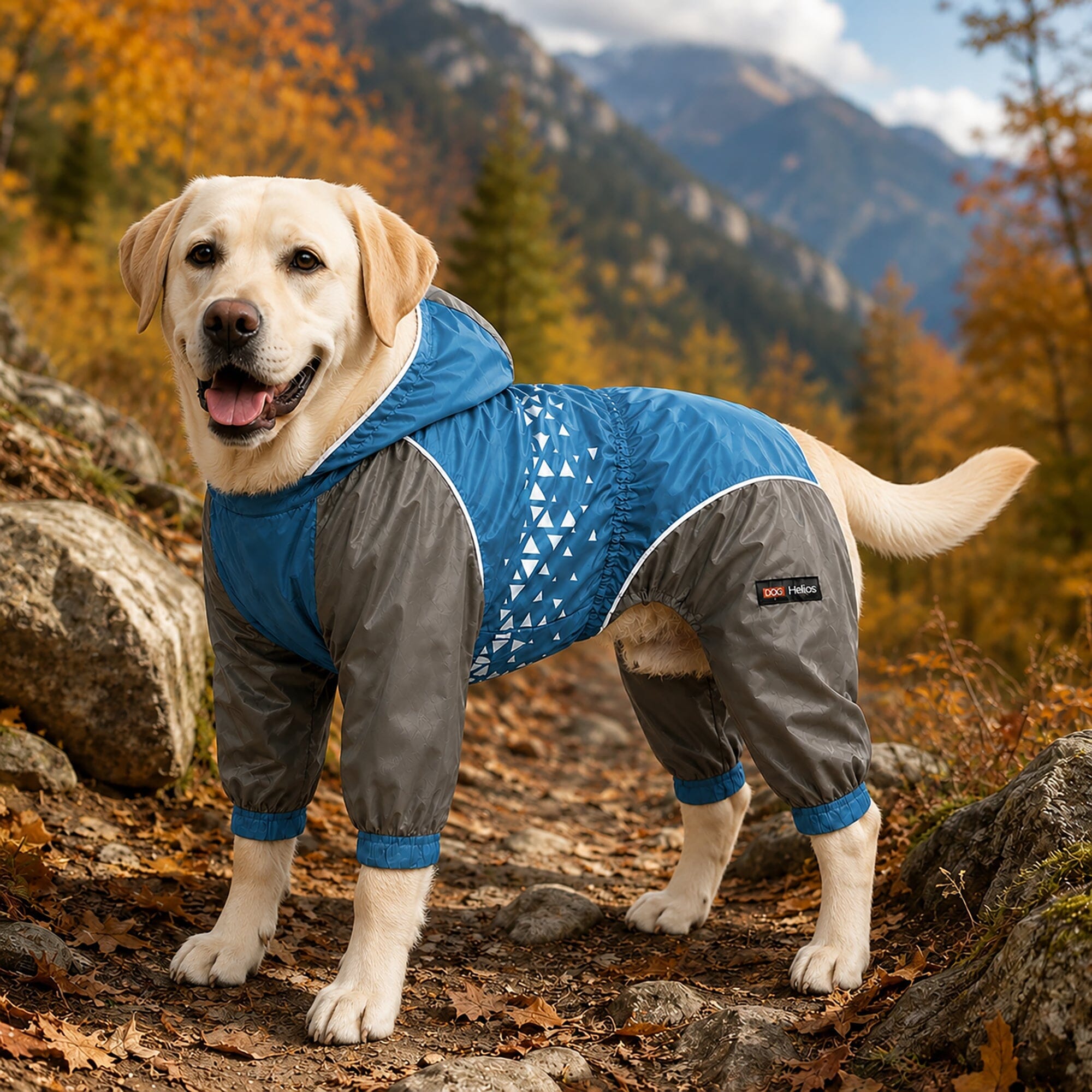 Dog Helios 'Vortex' Full Bodied Waterproof Windbreaker Dog Jacket