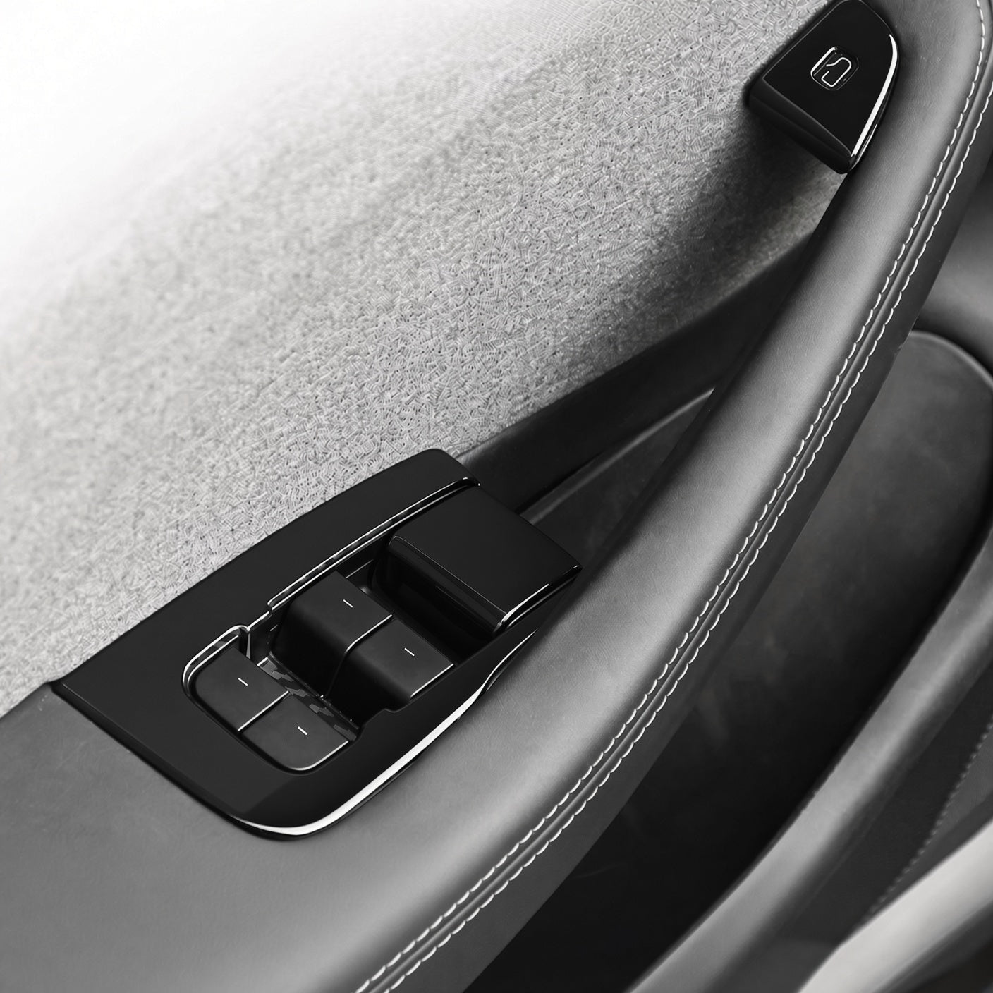 Door Lock Switch Cover Trim for Tesla Model Y Juniper & Model YL