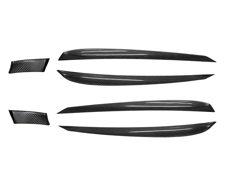 Door Trim Dry Carbon Fiber Overlay for Model S/X