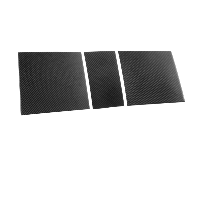 Dry Carbon Fiber Panel Console Wrap For Model Y Juniper / Model 3 Highland / Model YL
