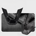 TESERT Dry Carbon Fiber Steering Wheel V-Cover for Model 3 Highland & Y Juniper