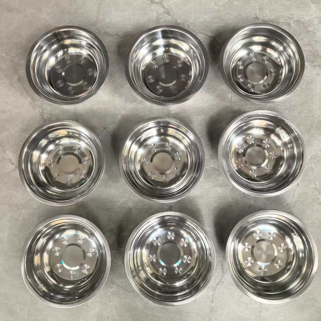 Pet Feeding Cat Food Pet Plate Stainless Steel Thickened Rice Basin