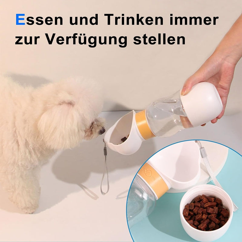 Dog Water Bottle For Outdoor Use Portable Companion Cup Plastic Water Bottle Dog Walking Water Feeding Dog Accessories Outdoor